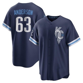 Replica Nick Anderson Men's Kansas City Royals 2022 City Connect Jersey - Navy