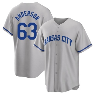 Replica Nick Anderson Men's Kansas City Royals 2022 Road Jersey - Gray