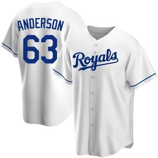 Replica Nick Anderson Youth Kansas City Royals Home Jersey - White