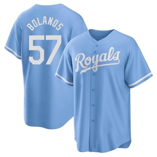 Replica Ronald Bolanos Men's Kansas City Royals 2022 Alternate Jersey - Light Blue