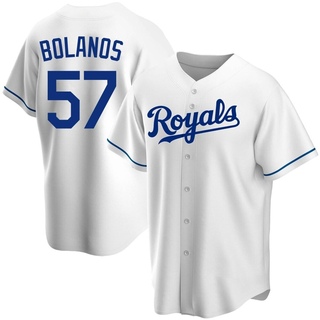 Replica Ronald Bolanos Men's Kansas City Royals Home Jersey - White