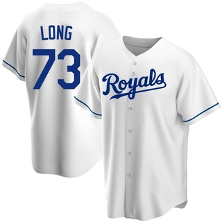 Replica Sam Long Youth Kansas City Royals Home Jersey - White