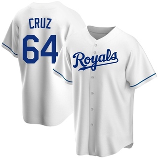 Replica Steven Cruz Youth Kansas City Royals Home Jersey - White